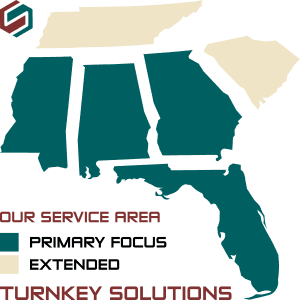 Service Area States Turnkey Solutions